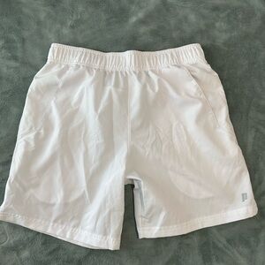 White Mens Tennis Shorts
